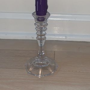 Mikasa crystal candle holder